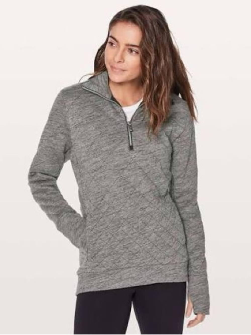 Lululemon Quilted Quarter Zip - Like New!